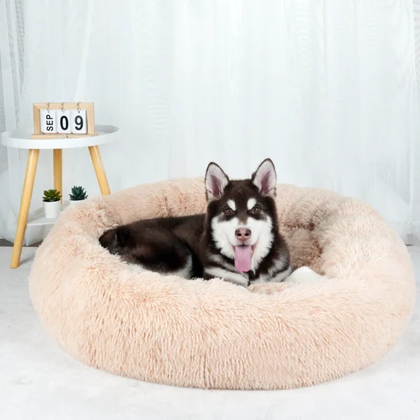 Plush Dog Bed Large Beds for Dogs Washable Medium Small Basket Accessorys Pet Furniture Fluffy Sofa Puppy Kennel Accessories Mat - Image 3
