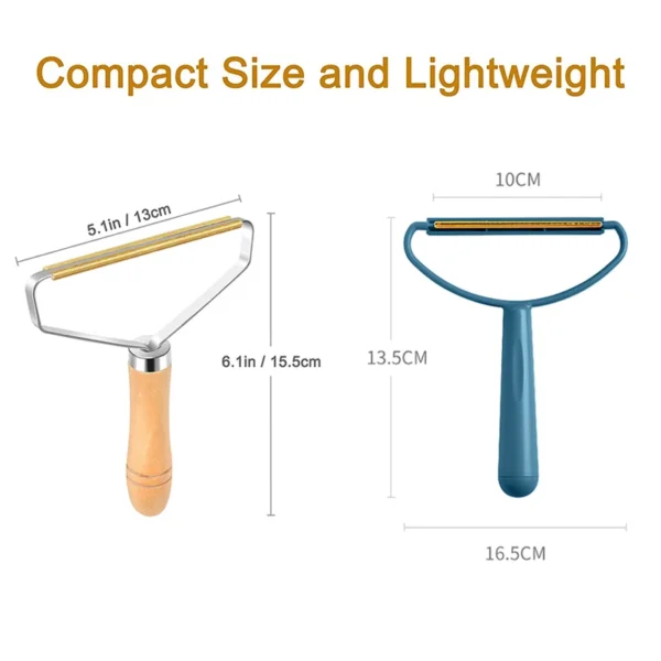 Portable Lint Remover Pet Hair Remover Brush Carpet Wool Coat Clothes Lint Pellet Manual Shaver Removal Scraper Cleaning Tool - Image 4