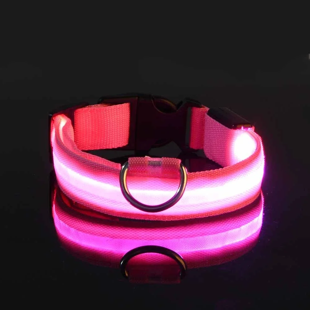 LED Nylon Dog Collar - Night Safety Flashing Glow Collar for Dogs | Luminous Pet Accessories - Image 5
