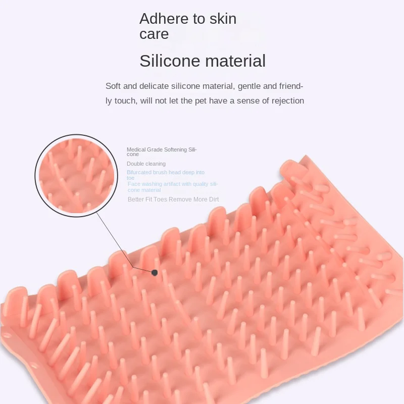 Pet Foot Washer Cup Silicone Soft Foot Cup Cat Foot Cleaning Bucket Dog Paw Cleaner Cup Manual Quick Feet Wash Cleaner - Image 6